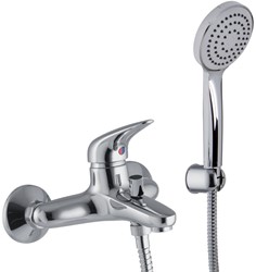F3284CR 3284 CHROME EXT.BATH MIXER L/18 WITH SHOWER SET