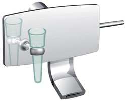 F3671CR Desoto - Wall mounted wash basin mixer