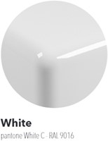 IO70SM Bad IO cm 165 vrijstaand in PIETRALUCE - Kleur: GLOSSY WHITE
