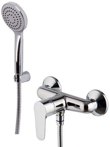 F3835CR Exposed shower mixer with shower set