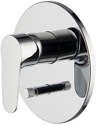 F3839X2CR Single lever bath and shower mixer for concealed installation