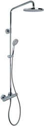 F16CR F4925/RP251CR Thermostatische stijgbuisset met hoofddouche Ø 250mm & handdouche