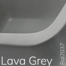 5050/42CGLA TWIN SET 42 opzet wastafel - Kleur: LAVA GREY